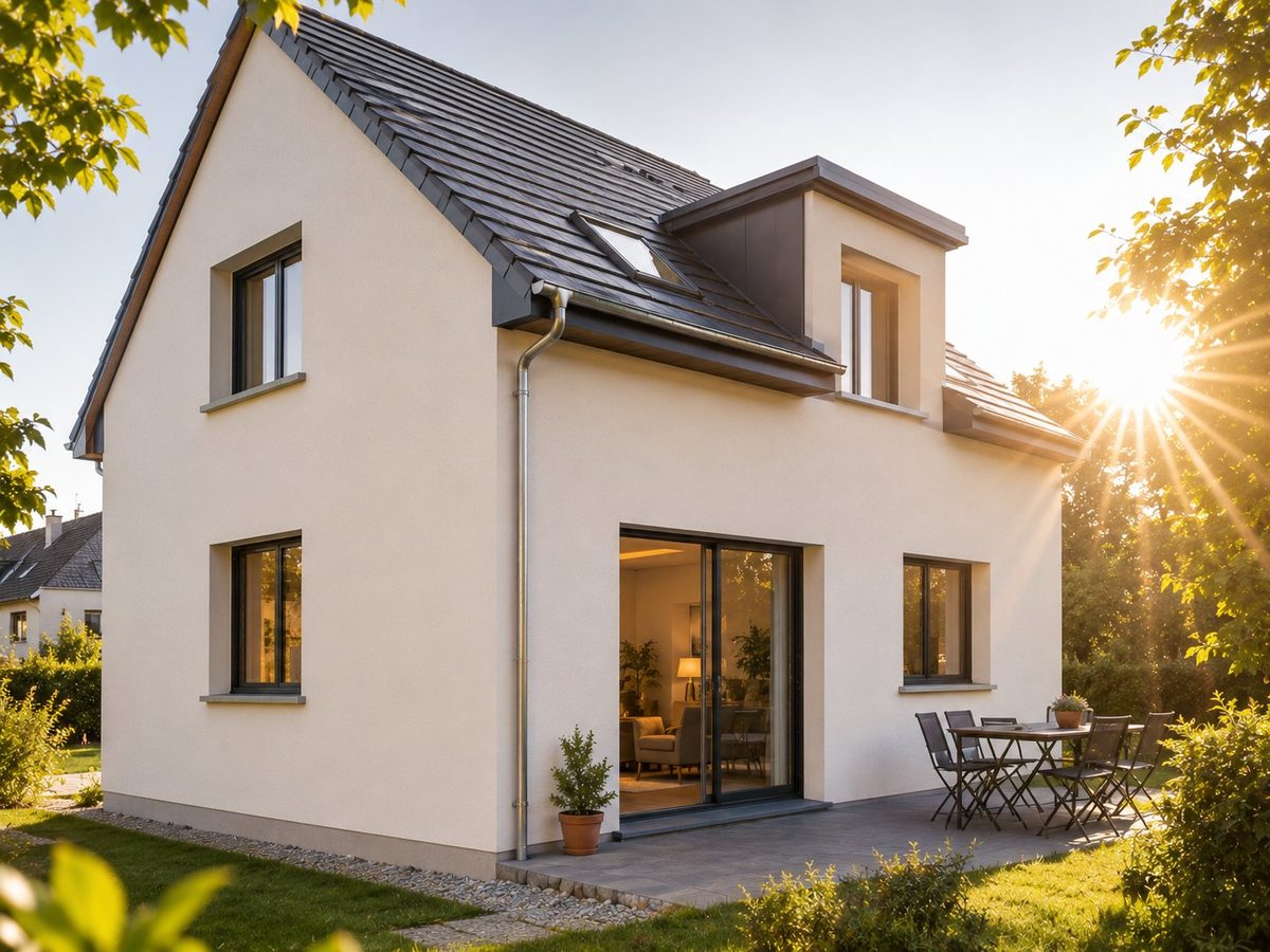 Maison individuelle rénovée, plus performante au DPE